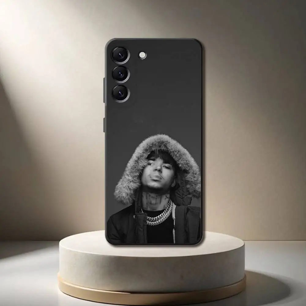 S-Shiva Rapper Handyhülle für Samsung Galaxy A 73,72,51,53,52,71,22,5G,Note,J7,8,9 Soft Black Cover