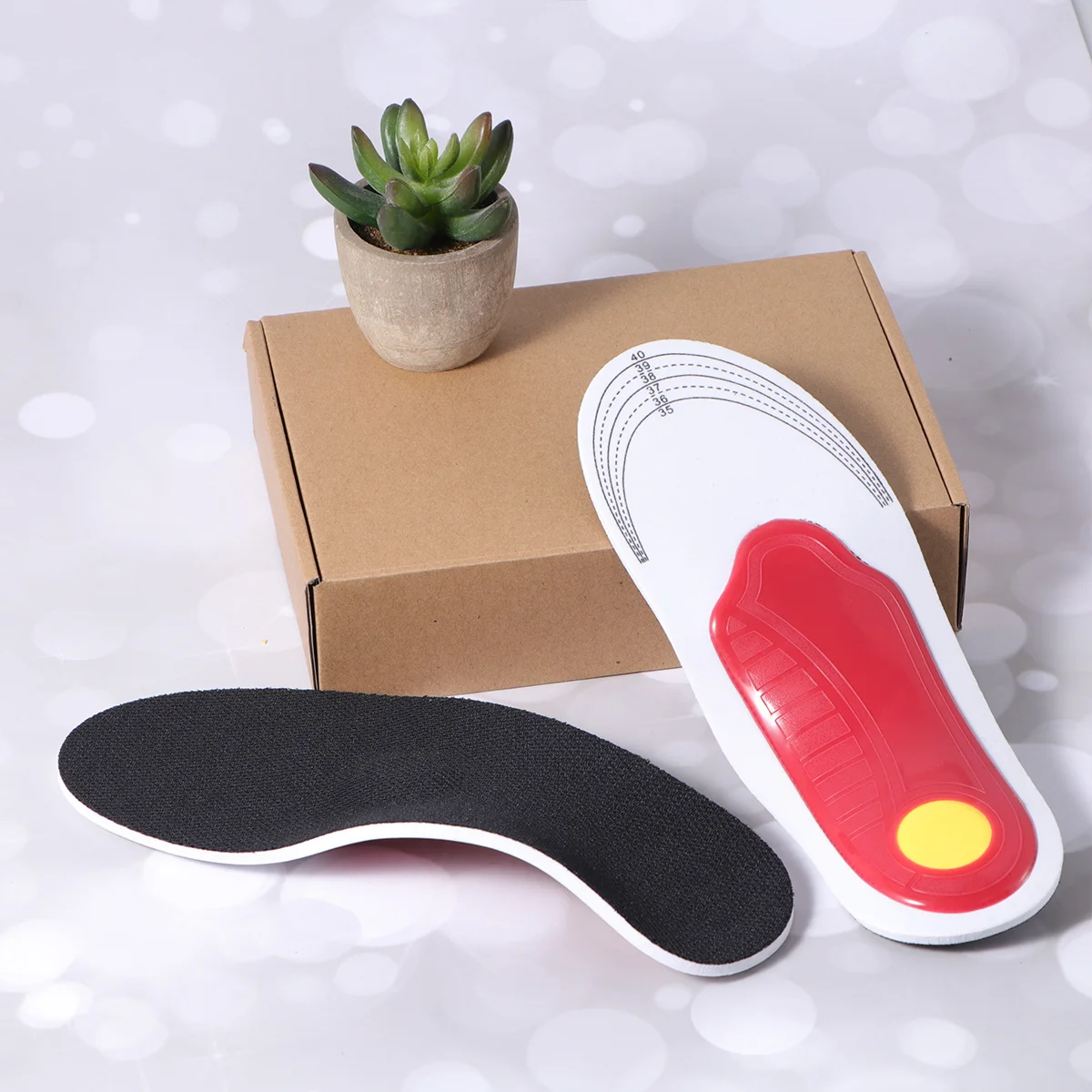 

1Pair Flat Feet Correct Insoles Arch Support Shoes Pads Size S Breathable Cushion Sports Running Hiking Climbing