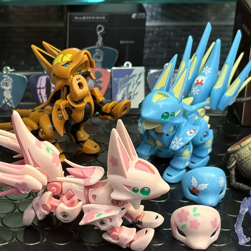 أصيلة SO-TA قناع ميكانيكي الثعلب P2 مفصل تجميع شخصية صغيرة صندوق أعمى سطح المكتب الديكور لعبة عصرية تحصيل هدية