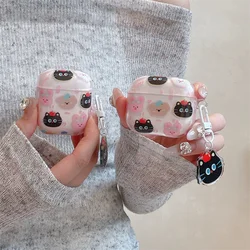 Cartoons Animal heads Case For Apple Airpods Pro 2 3 Cute Cover Silicone Headphone Charging Cases For Airpod 4 3 Pro2 Gen Funda