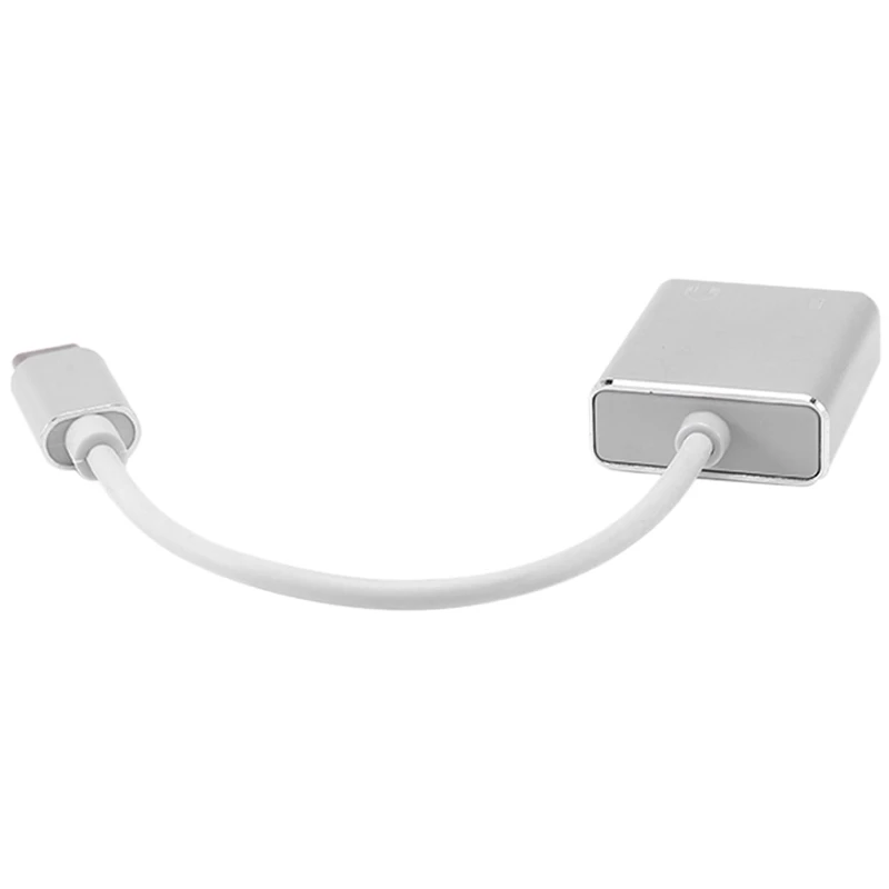 女性用サウンドカード,タイプCケーブル,外部アダプター,ヘッドフォン,USB, 3.5mm