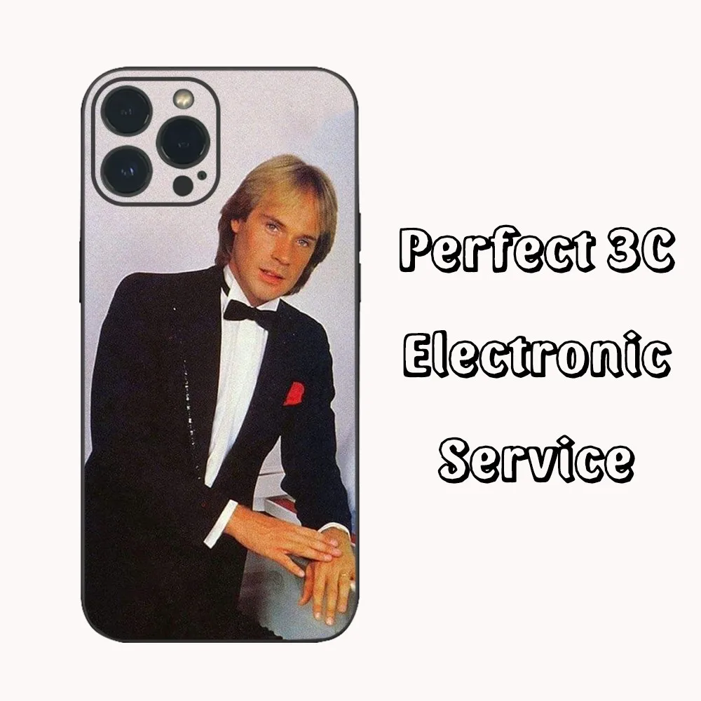 Piano Prince Richard Clayderman Phone Case For IPhone16 15 14 13 12 Mini 11 Pro XS Max X XR SE5 6 7 8 Plus Soft Silicone Cover