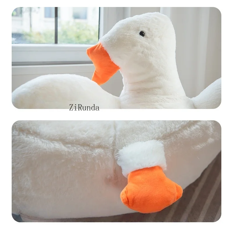 *Modern goose fabric bean bag sofa chair comfortable living room bedroom children's furniture