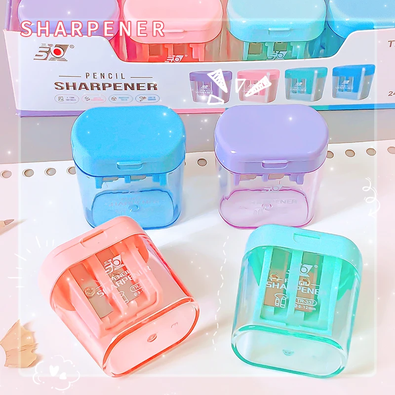 Kawaii papeterie fournitures bar enseignant accessoires école utile mignon coloré taille-crayon esthétique fournitures scolaires