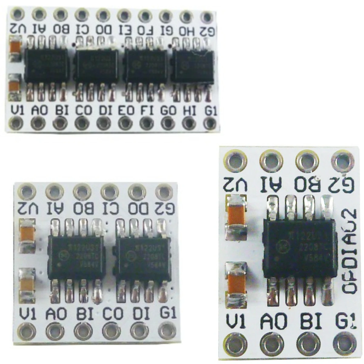 OPDIA02 OPDIB04 OPDIC08 DC 3-5V 2/4/8CH Enhanced ESD 3.0 kV rms 150Kbps Digital Isolators Board