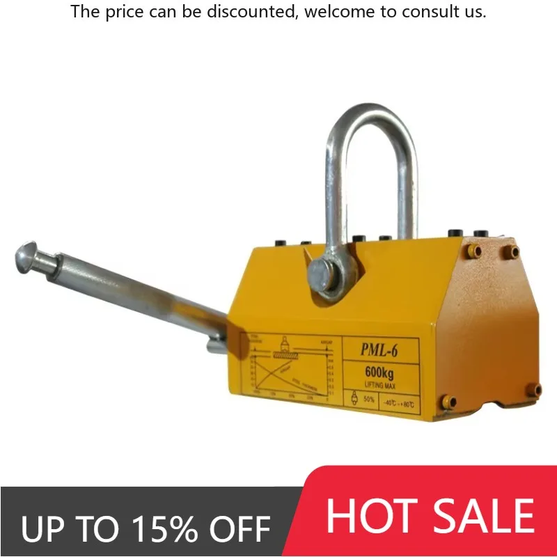 

Permanent Magnetic Lifting Magnet 3 Ton 3000kg Large Capacity Manual Lifting Permanent Magnet Lifter