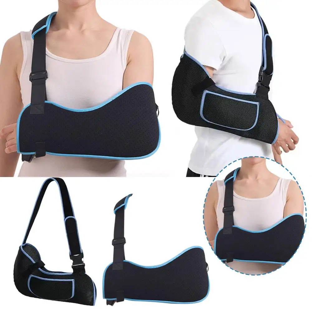 

Универсальный слинг для рук, дышащий портативный поддерживающий плечевой ремень, иммобилайзер, фиксированная защита суставов на запястье