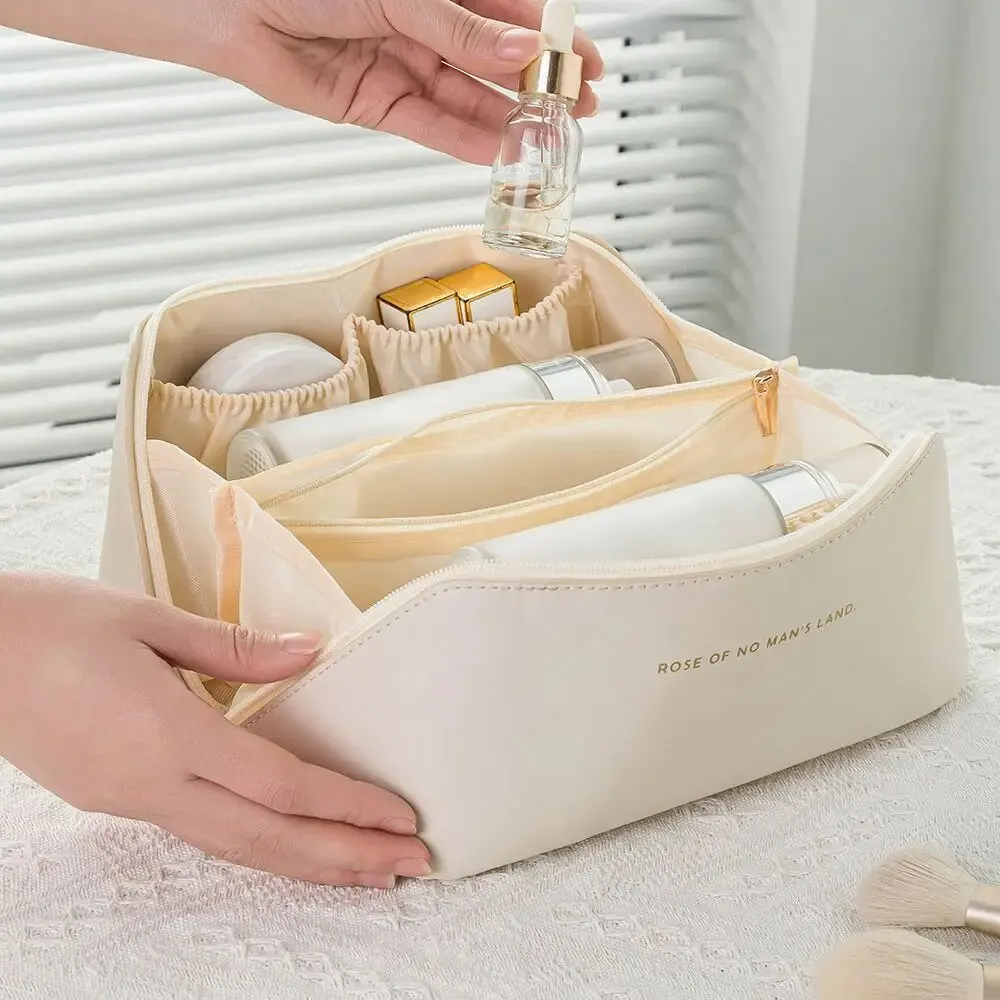 Make-up organisator Vrouwelijke toilettas Tas Make-up tas Opbergtas Luxe Lady Box, make-up tas, organisator tas voor reizen met ritssluiting