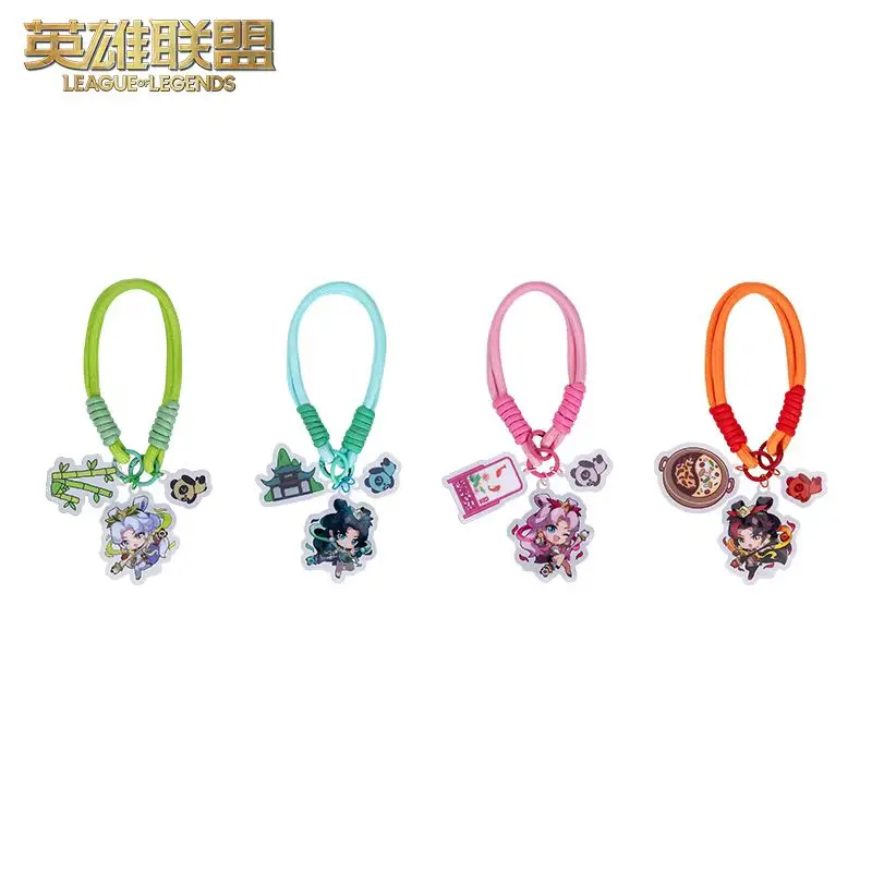 Lo L Qversion Panda Doll Acrylic Keychain Chengdu Specialty Custom Keychain Merchandise-image