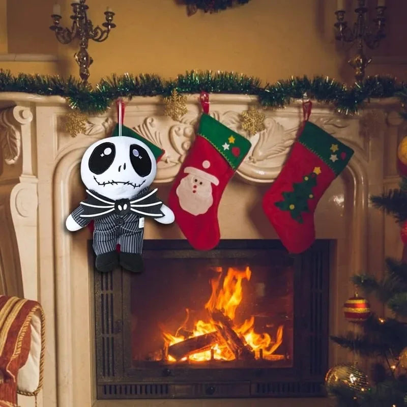 Marionnette en peluche pour enfants, jouets doux d'environ 15 à 17 cm, cadeau mignon pour garçon et fille, le cauchemar avant noël, Jack Skellington, nouvelle collection