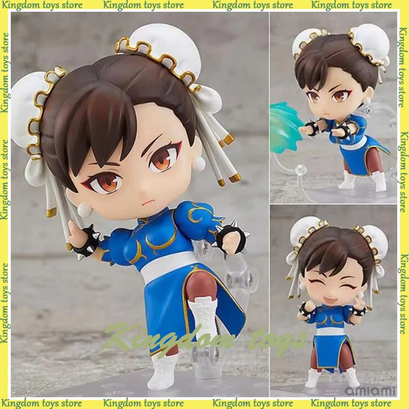 Chun-Li Action Figures 10cm Street Fighter 2 SF Figures Cute Girls PVC Statue Collection Room Decor Boys Christmas Gifts Toys