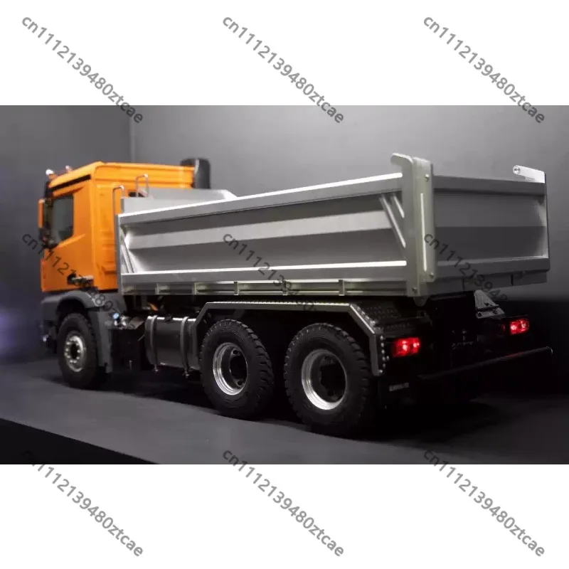 6X6 RC Hydraulic Tipping Dump‑Truck Model, Simulation Mud‑Truck Tipper Engineering Remote‑Control Hobby Vehicle