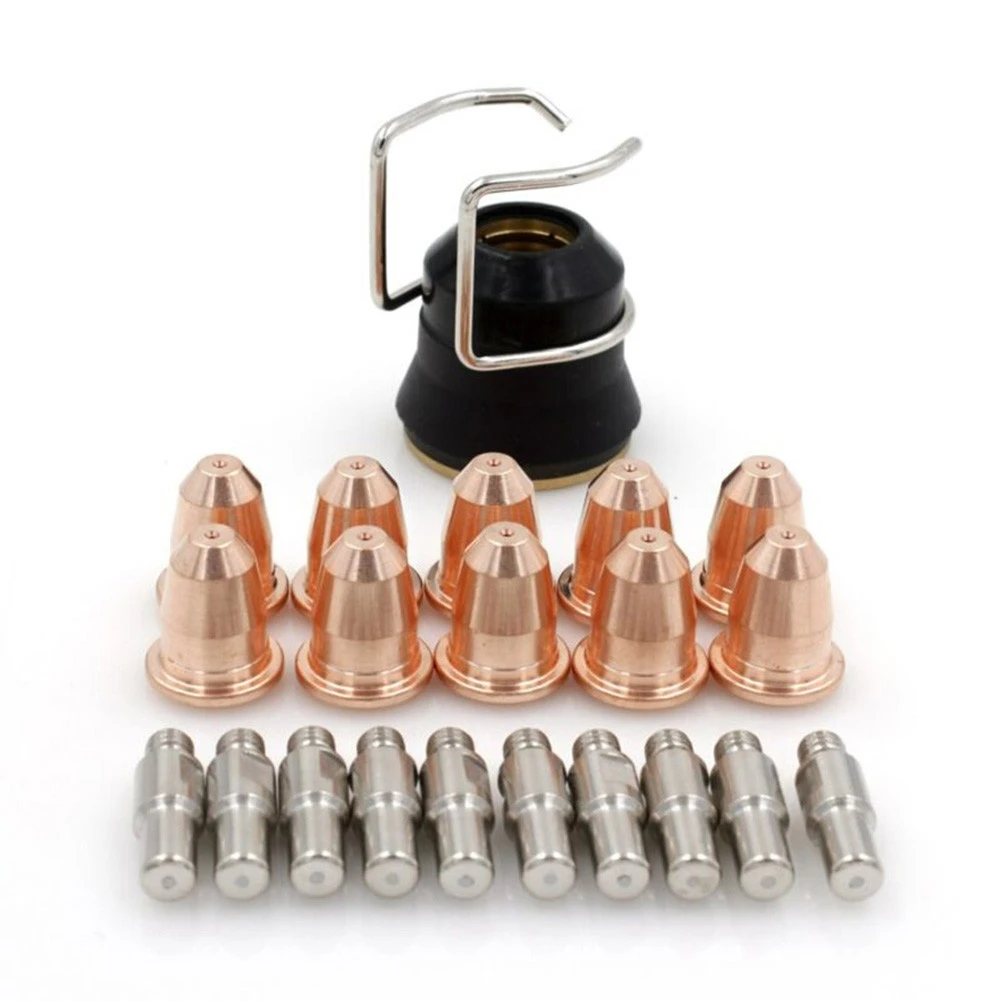 Plasma Electrode Nozzle Spring Guide Rail 22pcs PD116-8 PR110 Plasma Cutting Torch Consumables For Trafimet S45