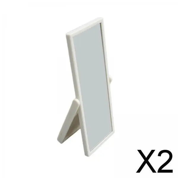 2xMiniature Floor Mirror Full Length Mirror for Holiday Present Dollhouse