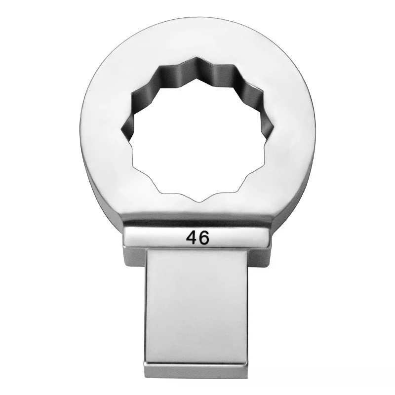 27 * 36Mm Replaceable Torque Wrench Heavy Duty Plum Head Insert Large Torque Chrome Vanadium Steel