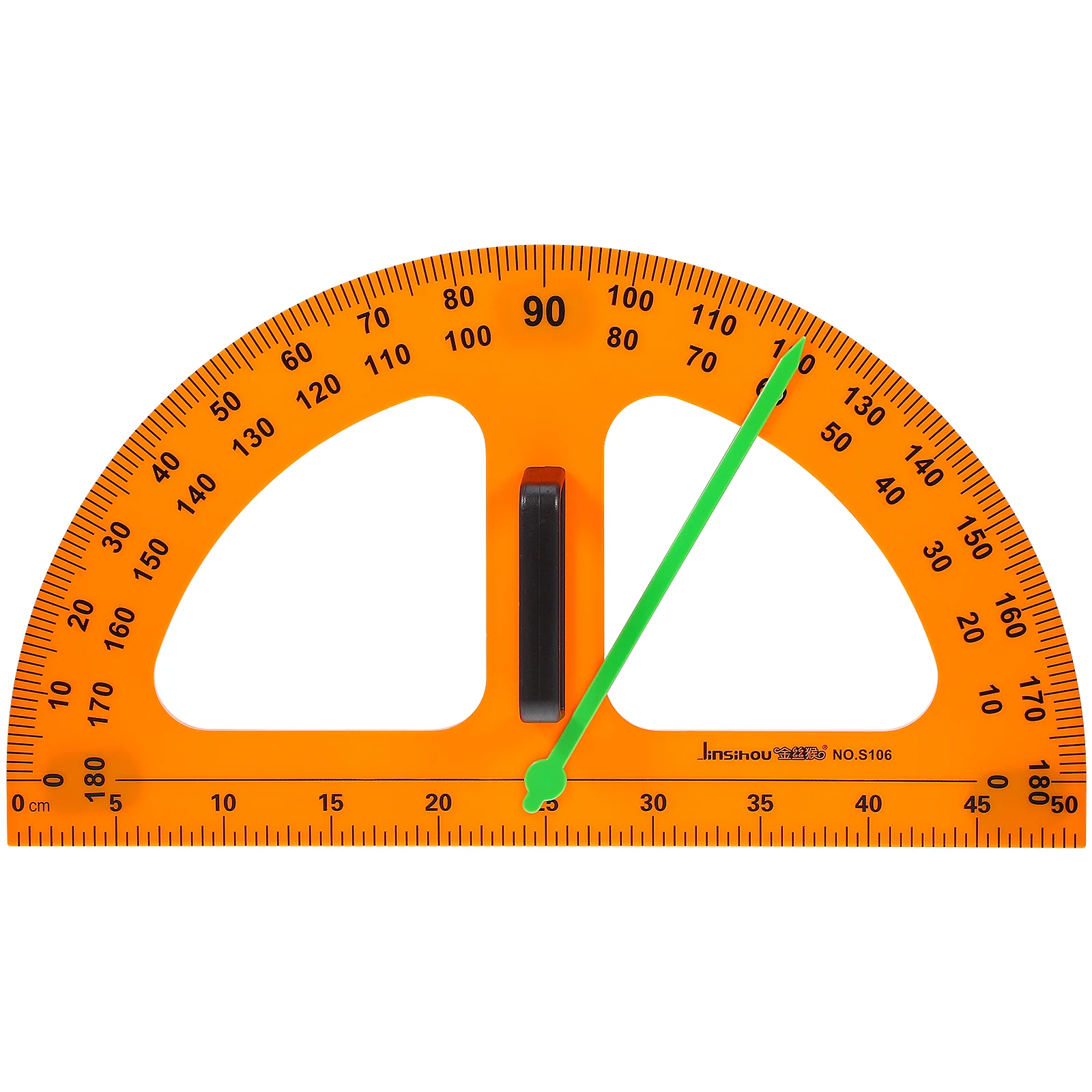 Protractor for Kids Geometry Measurement Tool Teaching Plastic Math Student Teacher Use Ruler