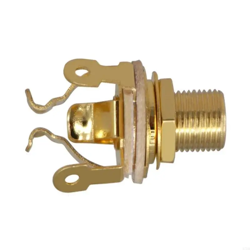 

1/4Inch 6.35mm Mono Socket Nut and Washer for Electric Guitar Output