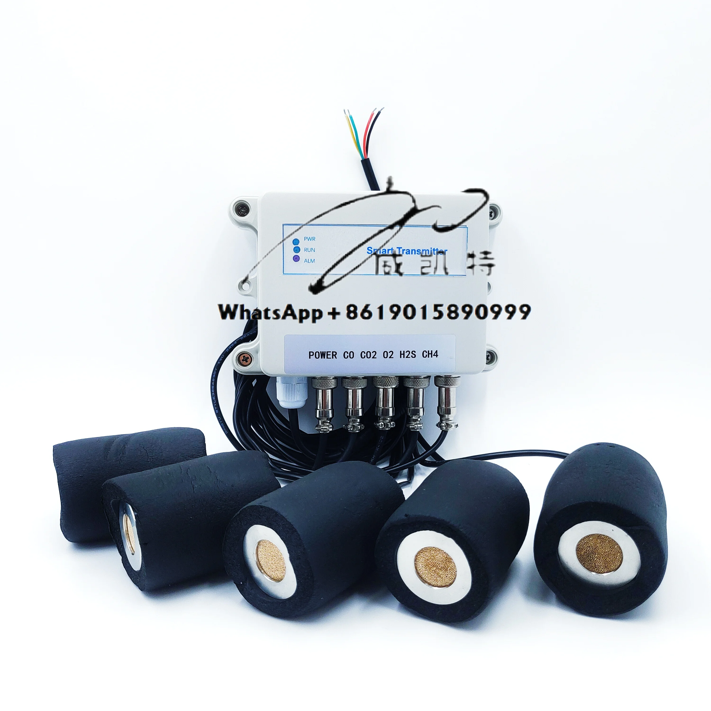 CE LORA LORAWAN GPRS 4G WIFI RAS485 Modul Detektor Gas Baja Tahan Karat Terpasang Di Dinding Nh3