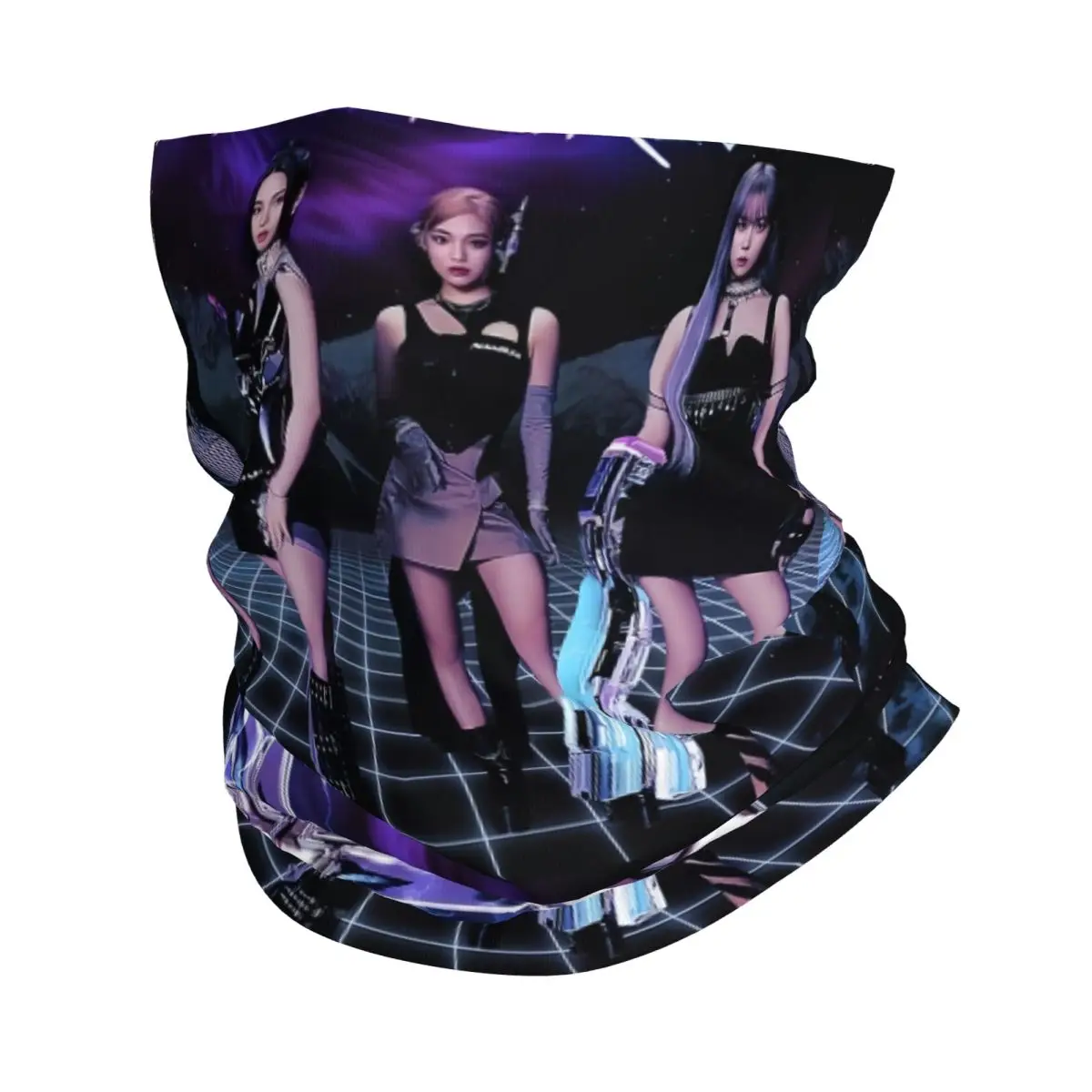 

Kpop A-Aespas для девочек Karina Winter Giselle Ningning бандана для шеи, теплый женский и мужской зимний лыжный походный шарф, гетры, чехол для лица
