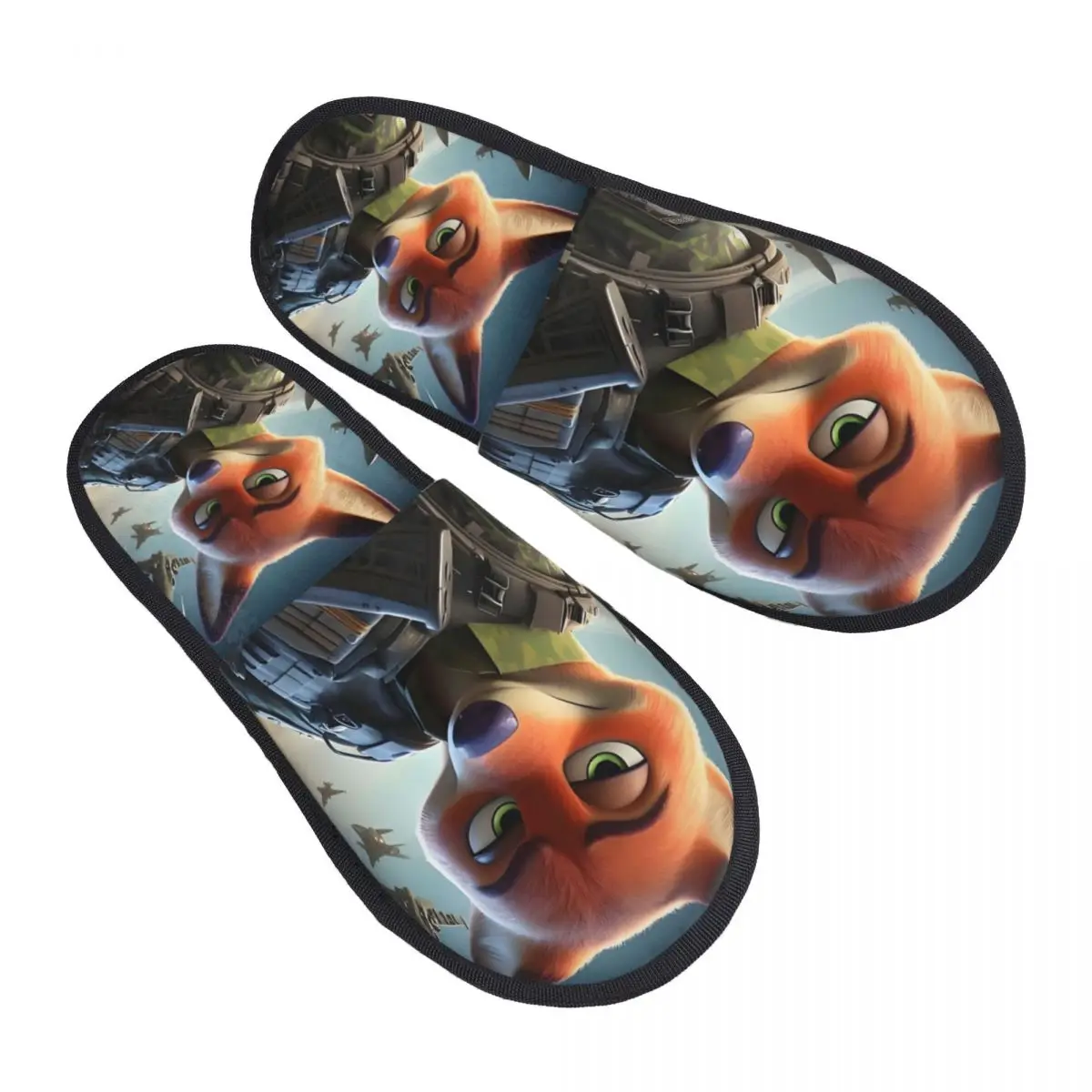 

Женские тапочки из пены с эффектом памяти в стиле аниме Zootopia, уютные теплые домашние тапочки с милыми героями мультфильмов