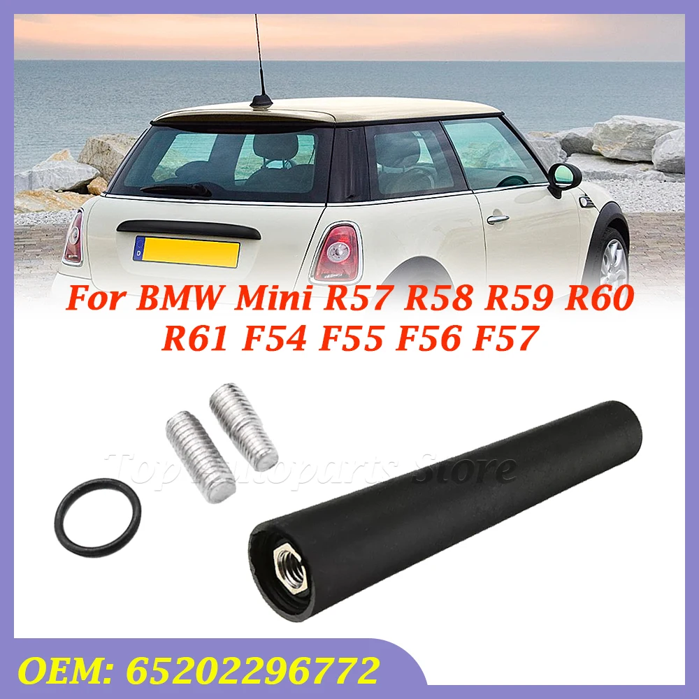 

Black Plastic Antenna Auto Replacement Accessories 65202296772 For BMW MINI Sport Short Aerial R50 R56 R60 F55 F56 F54 F60