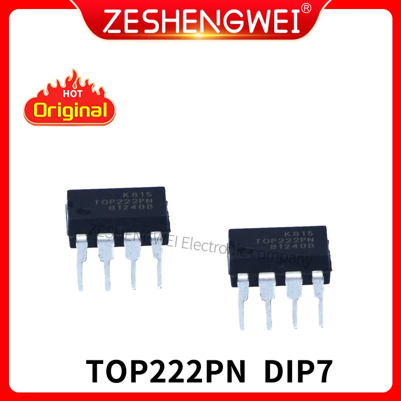 5PCS/LOT TOP222P TOP222PN DIP-7 Power Management Chip In Stock NEW Original IC