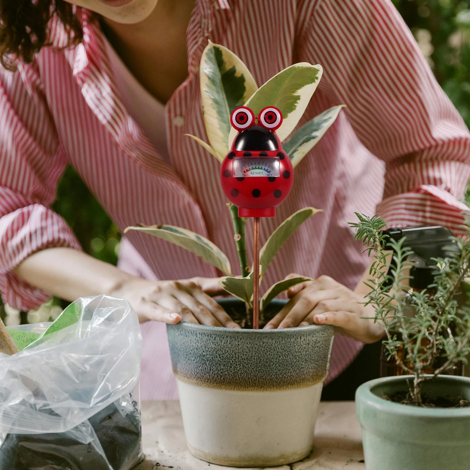 Capteur intelligent d'humidité du sol haute précision pour le contrôle de l'arrosage et la promotion de la croissance des plantes d'intérieur et de jardin