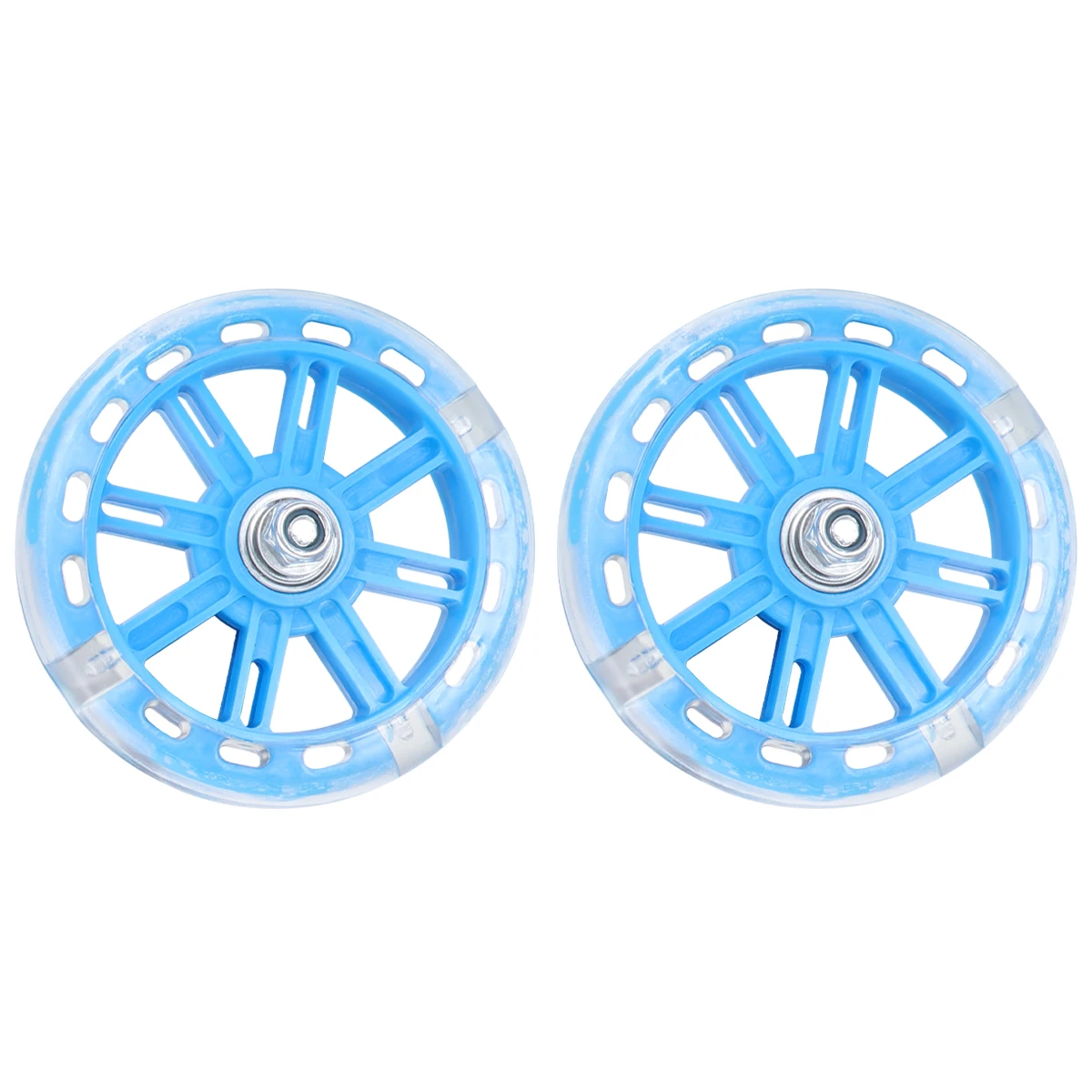 

2 PCS Training Wheel Bicycle Kid Accessories Balance Auxiliary Mute Cycling Wheels with Bracket Flashing Kids Bike