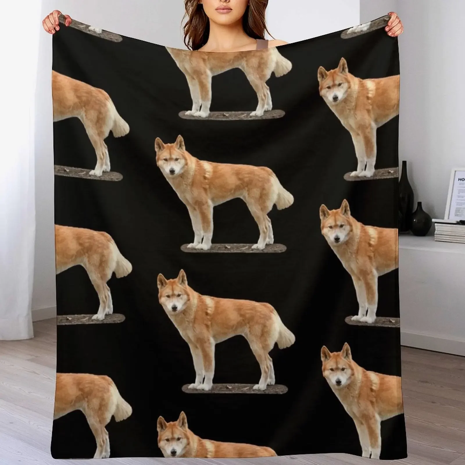 

Dingo 4 Throw Blanket Thin Soft Blanket for Summer Night Sleeping