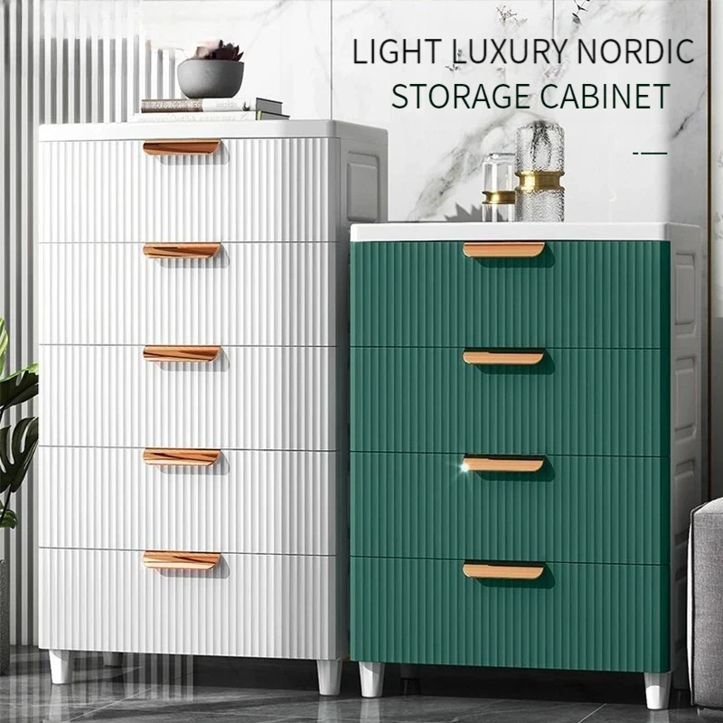 38CM Luxury European Style Storage Cabinets Wardrobe with Drawers for Storing Clothes bedside Cabinet Suitable for home storage