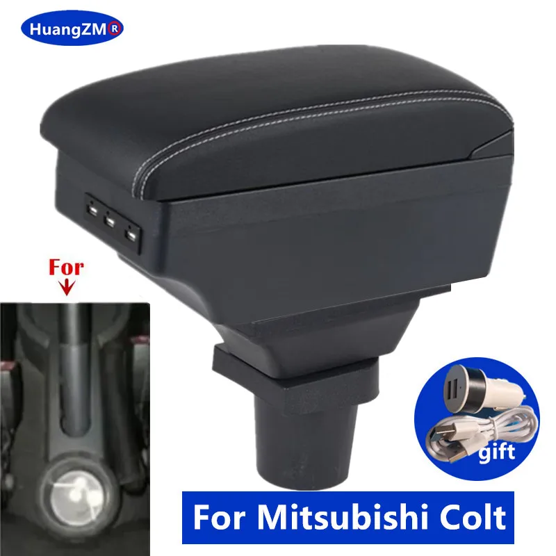 

Для Mitsubishi Colt подлокотник для Mitsubishi Colt Z30, автомобильный подлокотник, центральный ящик для хранения, специальный модернизированный автомобильный аксессуар