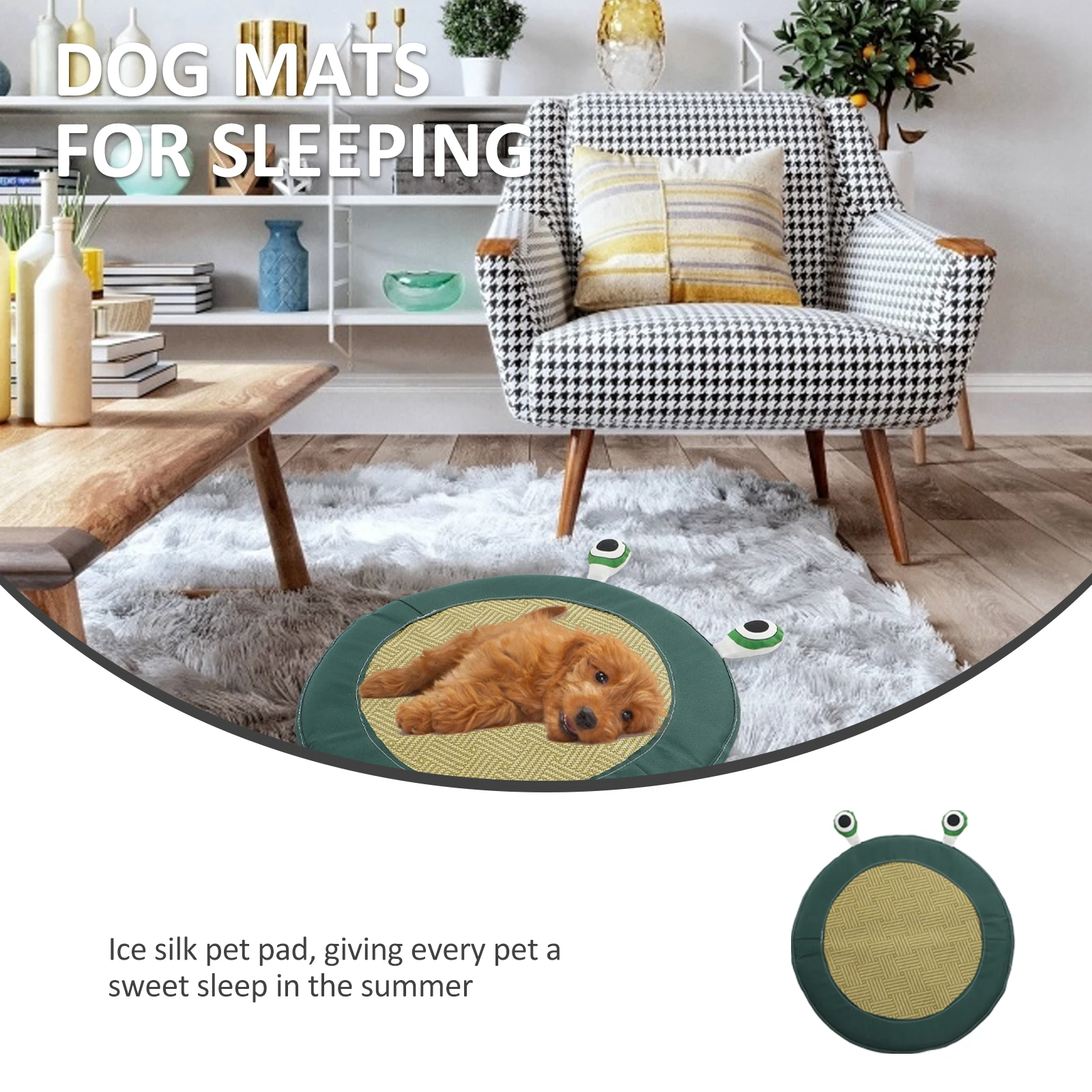 

Cooling Pet Mat Dog Sleeping Mats Lightweight Non Slip Thick Summer Pad Good Material Exquisite Workmanship Long Life Perfect