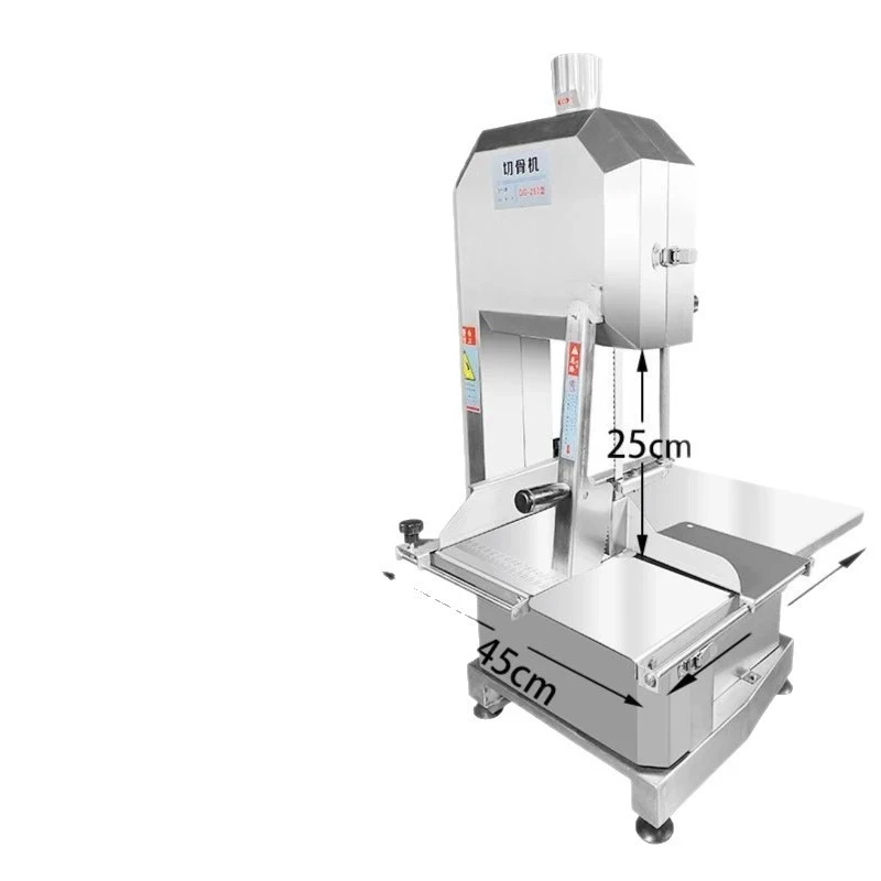 Small electric automatic cutting beef bone, bone chopping and meat sawing machine