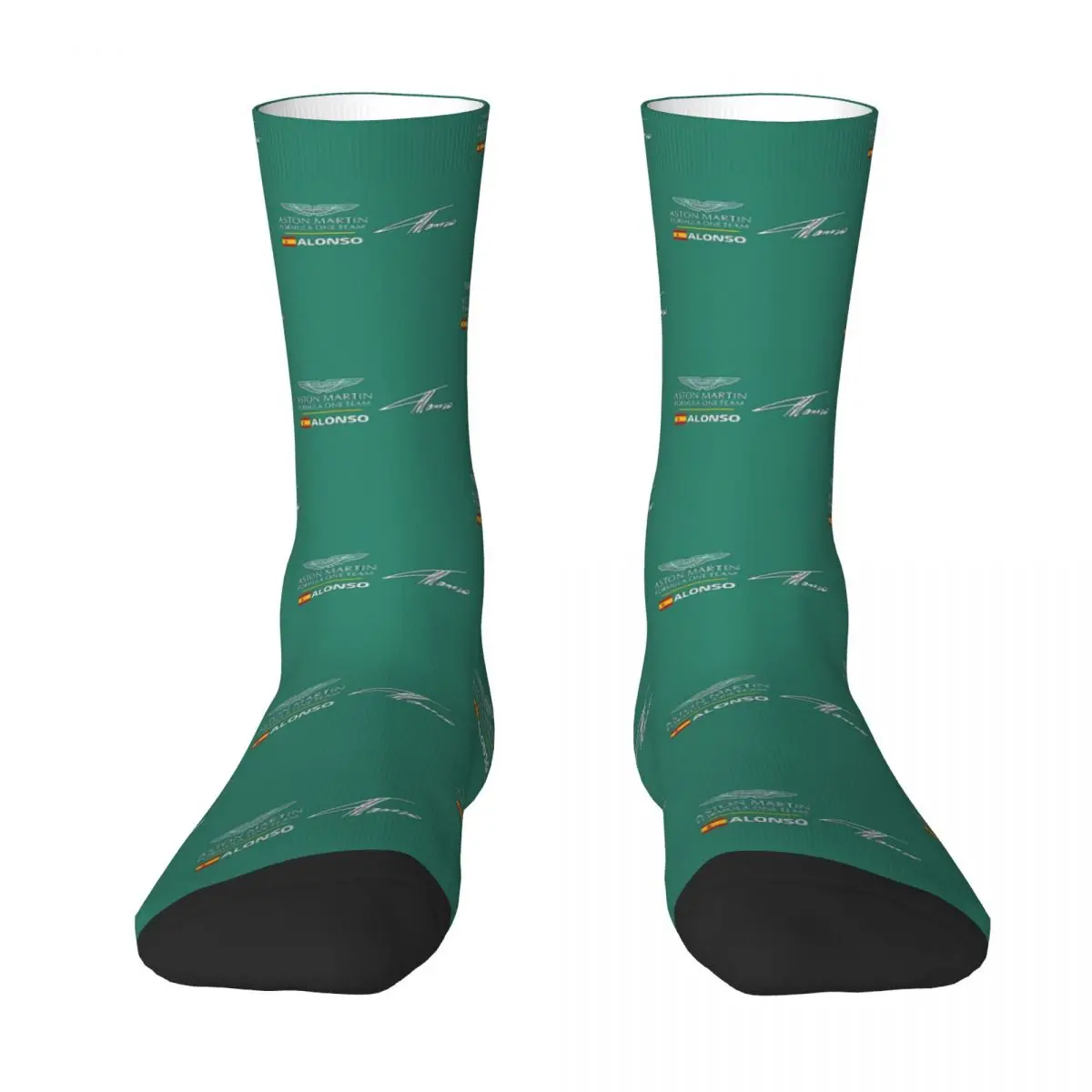 Fernando Alonso 14 F1 - Formula One Unisex Winter Socks Hiking Happy Socks Street Style Crazy Sock