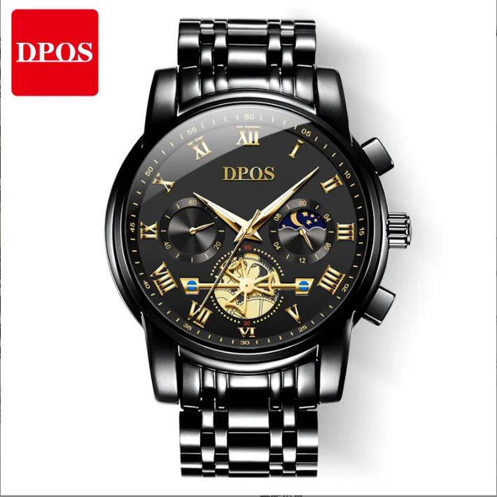 2025 Luxury Mens Quartz Watch Waterproof Multifunction Sport Casual Wristwatch Ready Stock