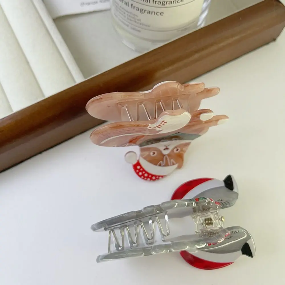 

Fashion Cat Cat Hair Claw Cartoon Mide Size Animal Shark Clip Headdress Korean Style Acrylic Animal Hair Clip Female/Girls