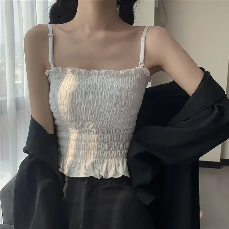 

Женский Crop Aesthetic Tops Cute Exotic Tank Sexy Топ Adjustable Strap Corset Clothes New Woman Y2k Spring Vest