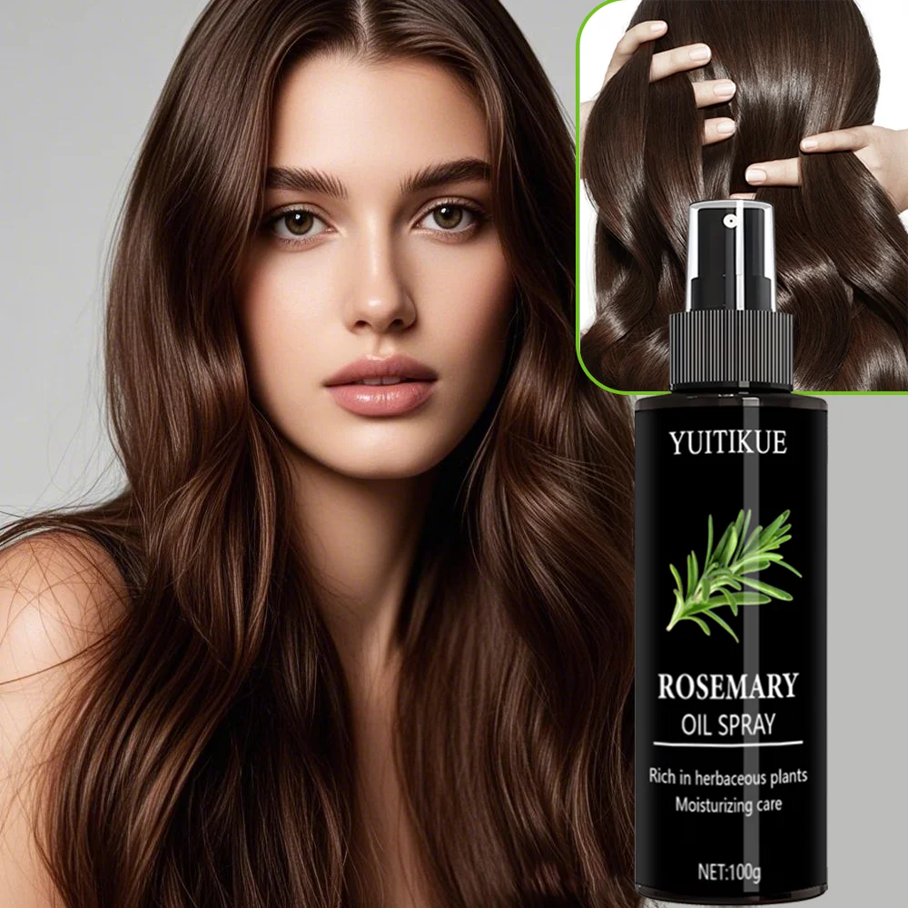 

YUITIKUE Rosemary Essential Oil Spray, enriched with herbal extracts, refreshing and smooth, tangle-free, moisturizing care