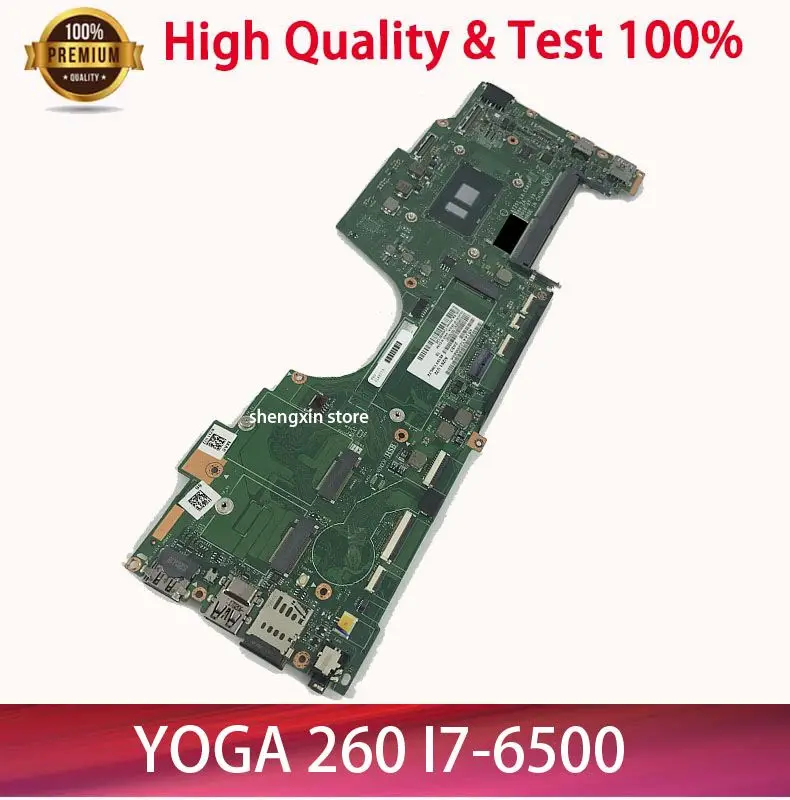 

Brand NEW Yoga 260 mainboard For AIZS1 LA-C581P REV 1A MB Thinkpad YOGA 260 motherboard Mainboard DDR4 CPU SR2EZ I7-6500U