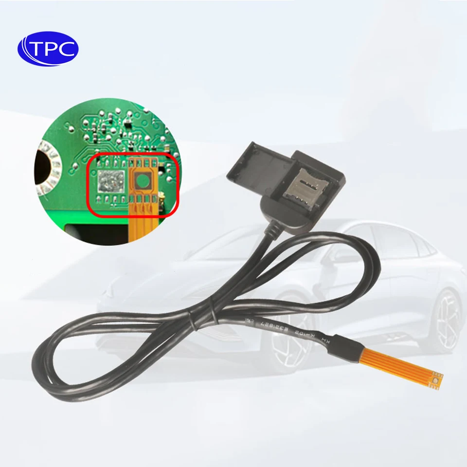 TPC Sim Card Slot Adapter For Android Radio Multimedia Gps 4G Cable Connector Car Accessories Wires Replancement Part