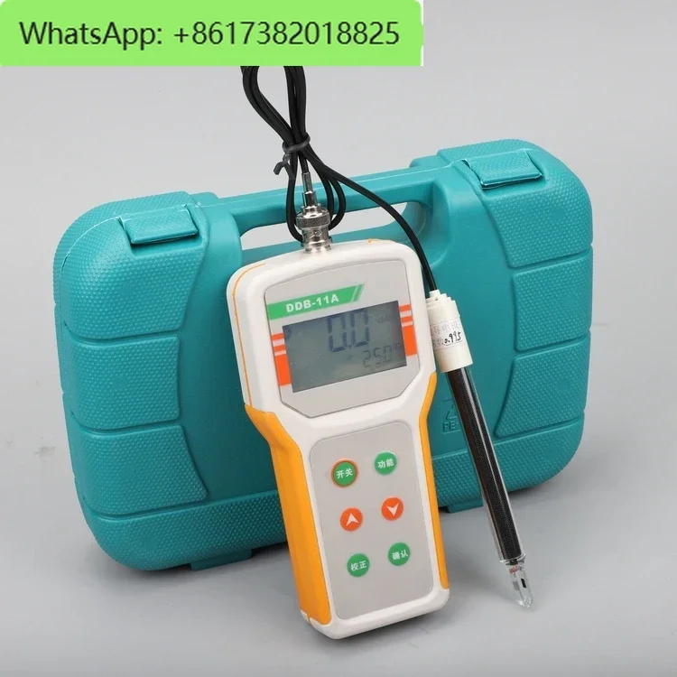 (Qiwei) DDB-11A Microcomputer Portable Precision Conductivity Meter/Tester/Detector Pure Water Quality