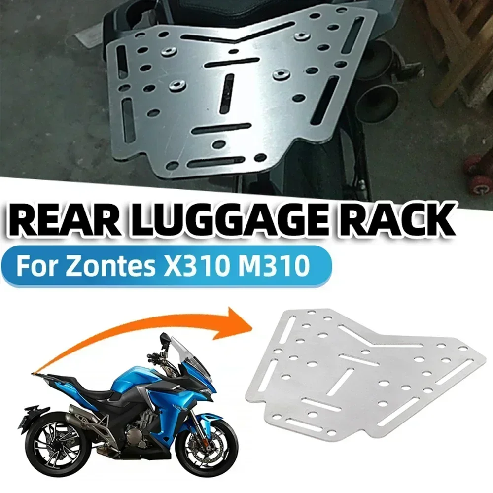 For Zontes 310M 310X 350X 350D D350 X350 M310 X310 Motorcycle Accessories Rear Rack Luggage Bracket Seat Shelf Cargo Tail Box