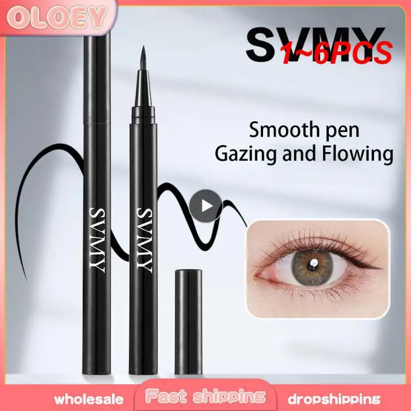 1~6PCS Eye Makeup Fast-drying Formula Sweat-proof Precision Application Long-lasting Wear Quick-drying Intense Color