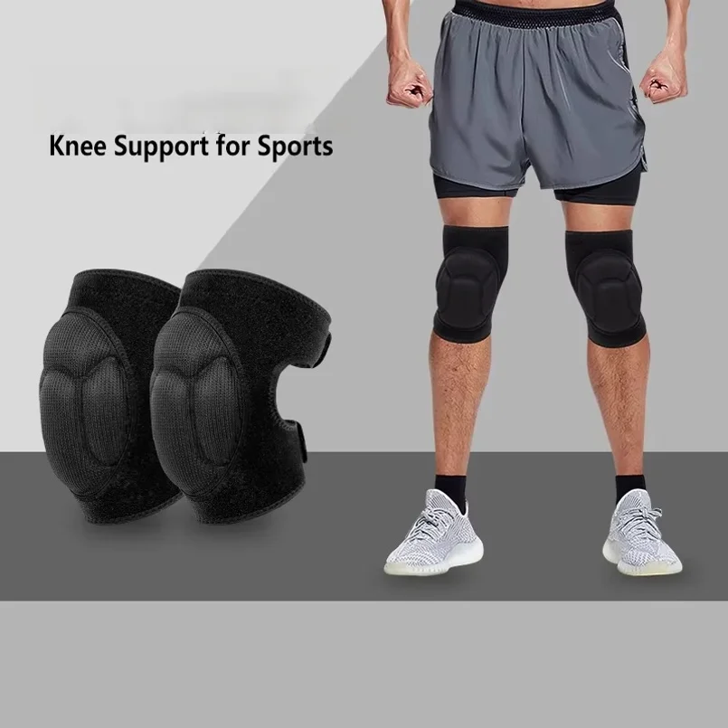 1 Pair Knee Pads for Cleaning House Floors, Gardening Work, Carpet, Roofing, Knee Pads with Soft Inner Liner, Adjustable Knee Pa