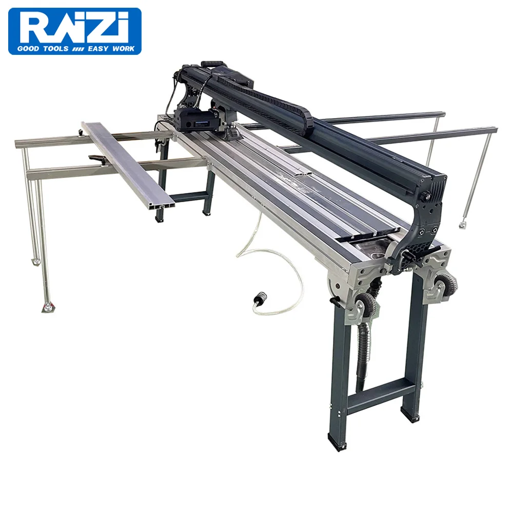 Elektryczna przecinarka do płytek Raizi BigDog 1200mm, kąt cięcia 15-45 stopni, maszyna do cięcia dużych formatów, do ceramiki, porcelany, marmuru i kamienia.