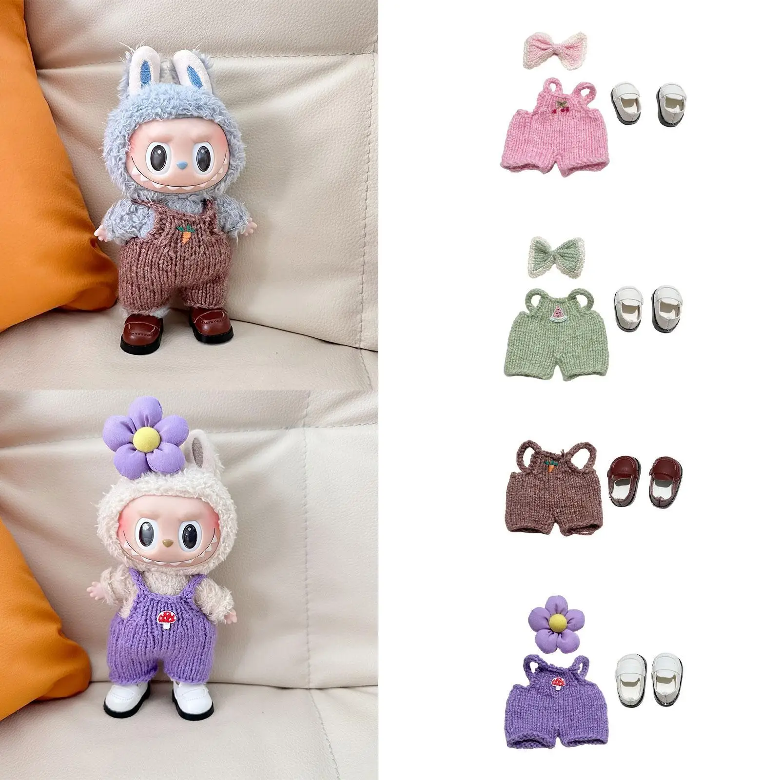 6.69in roupas de boneca acessórios de boneca bonito roupas de boneca terno roupas de boneca para festa