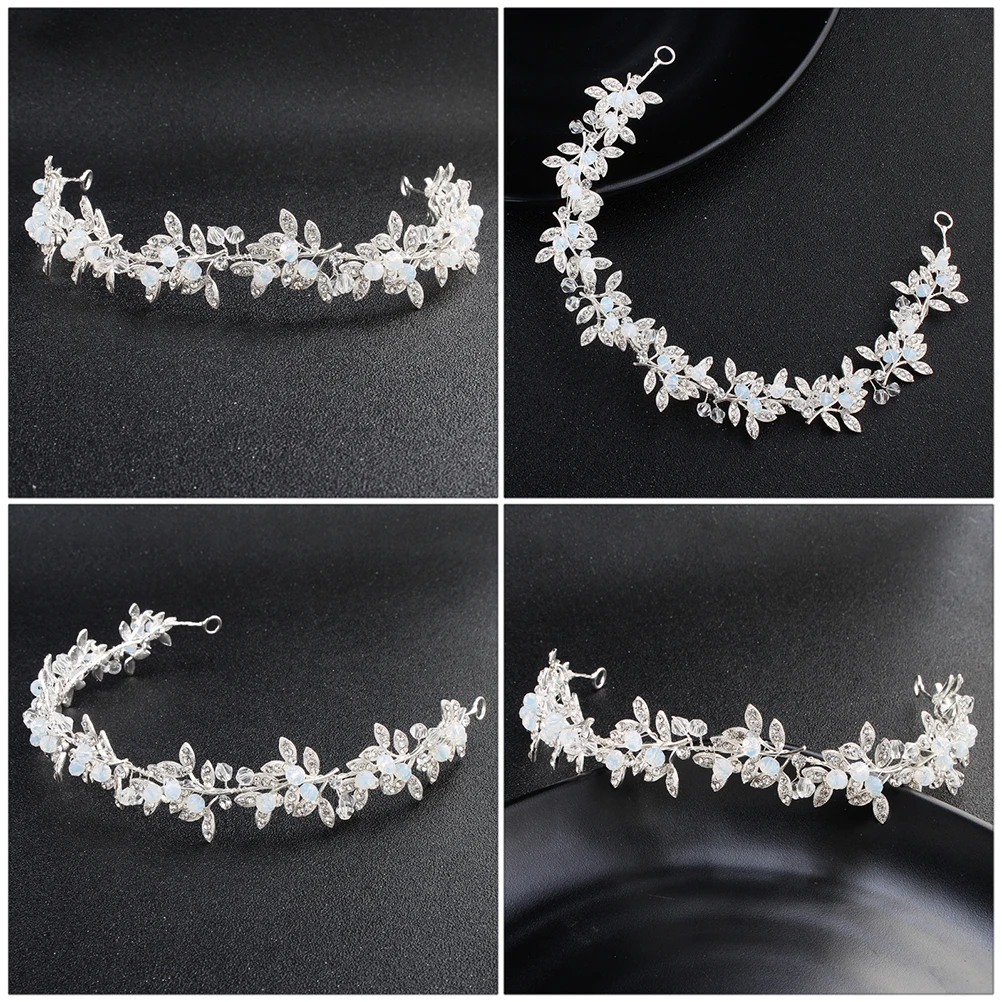 

Elegant Crystal Lightweight Comfortable Stylish Hair nament Bridal Headb Graceful Bridal Charming Headb Headb Sweet