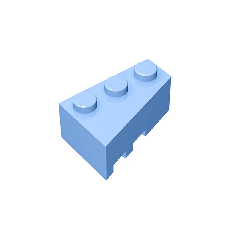 Gobricks-빌딩 블록 기술 DIY 3x2 웨지 브릭 (오른쪽) 10 PCS 호환 조립 입자 부품, 장난감 선물 6564
