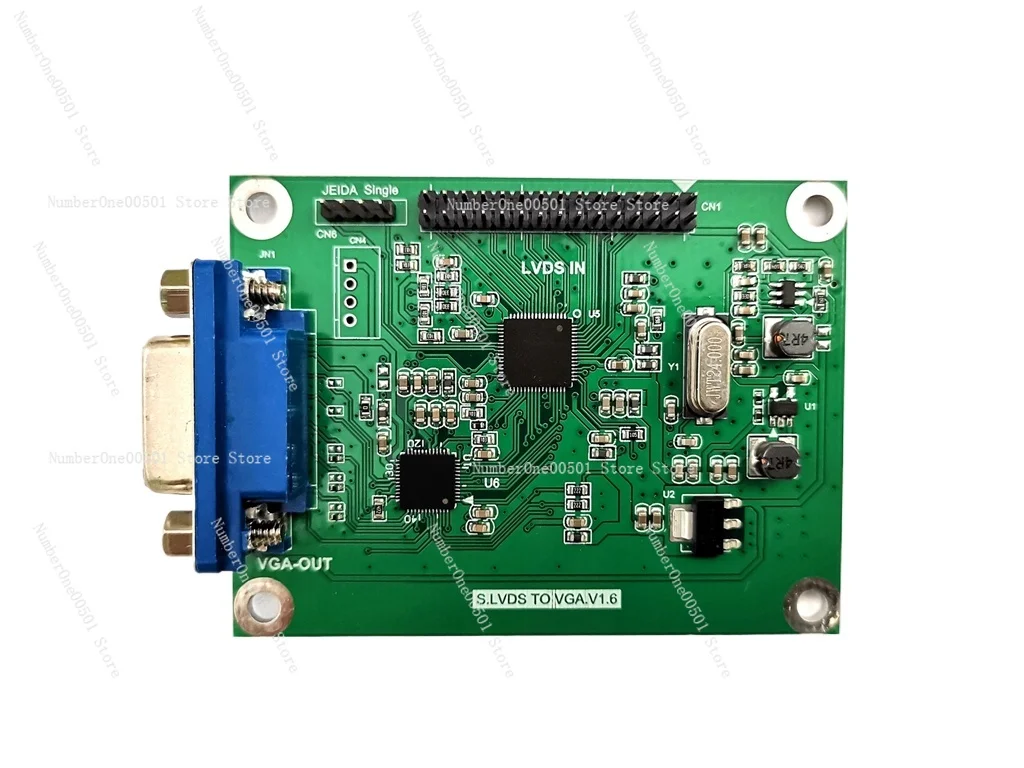 LVDS To VGA Adapter Board Lvds To Vga Output Supports Multiple Resolution 720P/1080P