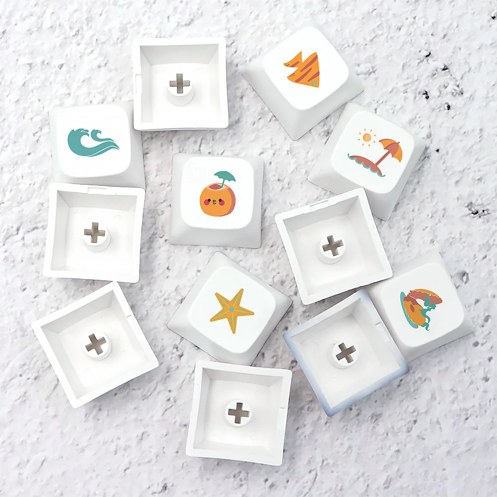 XDA Profile PBT Keycaps Mechanical Keyboard 1U 1X Ball caps Dye-Sub Gamer Keycaps Mx Switch Keyboard Keycap